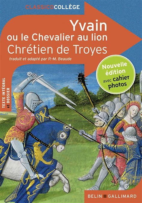 Yvain Ou Le Chevalier Au Lion évaluation 5ème Yvain ou le chevalier au lion fiche de lecture | Guide, Projets, Recherche  Littérature française | Docsity